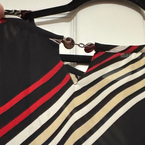 Y2K Sheer Silk Top - Picture 2 of 5